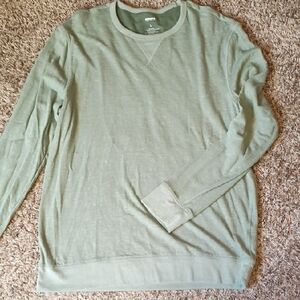 Sonoma Men's Light Green Crewneck Sweater